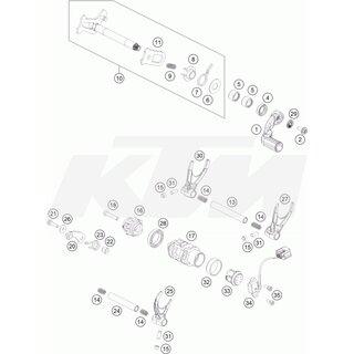 Schaltwelle kpl. einbaufertig