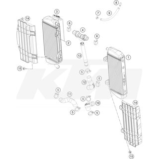 Formschlauch Motor/K�hler re.