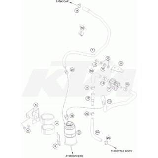 Schlauch Ventil - Drosselklappenk�rper