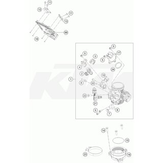 DROSSELKLAPPENKRPER KPL.