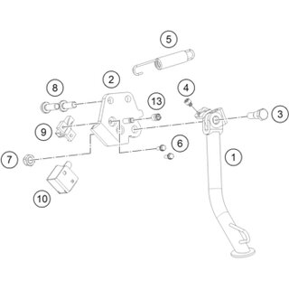 CABALLETE LATERAL CON INTERRUPTOR