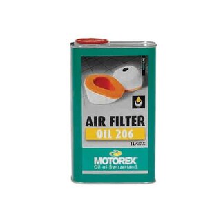 Aceite para filtro de aire Motorex, Aceite para filtro de aire 206, 1L
