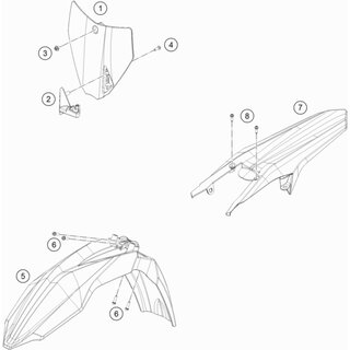 Startnummerntafel 85