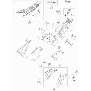 ABRAZADERA PARA EL ENGANCHE DEL CIERRE DEL ASIENTO
