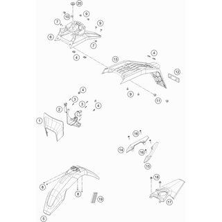 Kotfl�gel hinten weiss