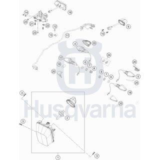 Halterung R�cklicht USA