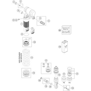 FEDERBEIN UNTERTEIL KPL.