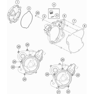 Kupplungsdeckel au�en