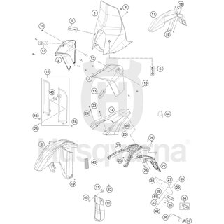 Kotfl�gel vo. kpl. blau