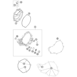 KUPPLUNGSAUSSENDECKEL HQV