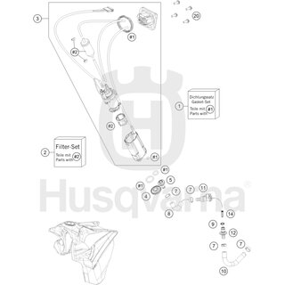 Benzinformschlauch Tank