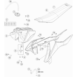 Spoiler set 85SX 2018 con dec