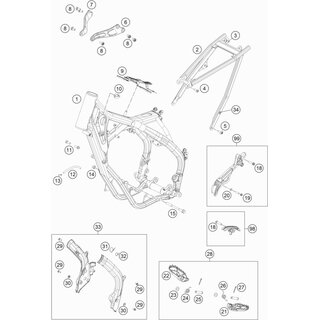 Cuadro 125/150 SX electr. ora.