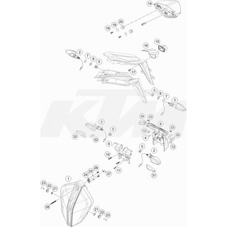 Blinkertrger Hinterteil US
