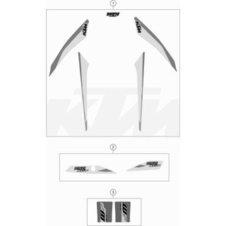 Aufkleberset 450 XC-F 2018