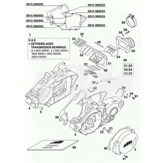 CAJA MOTOR CPL.W.TRAN.BEAR