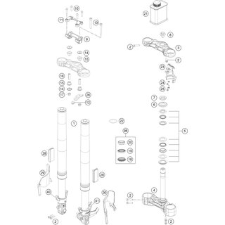 Soporte gua cable embrague