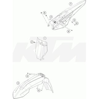 Kotfl�gel hinten 450 Fact. 18