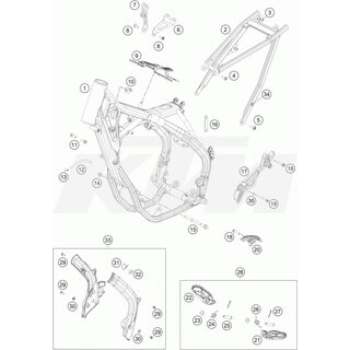 Rahmen 790P3 El.Orange