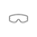 Racing Goggles Double Lens Clear