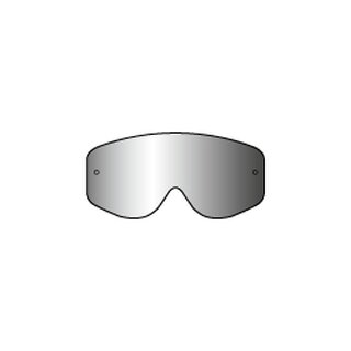 Racing Goggles Single Lens Silver Mirror