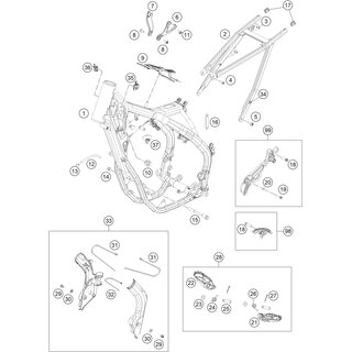 Tirante motor derecho