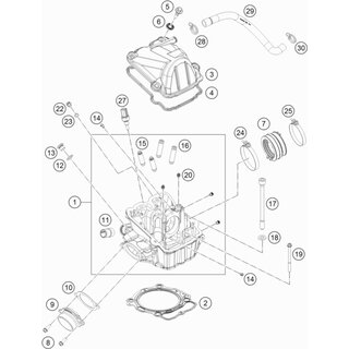 Tornillo culata M10x1,25 L