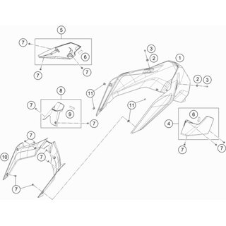 Metamolde para tapa lateral