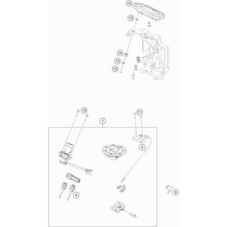 Casquillo, soporte velocmetro