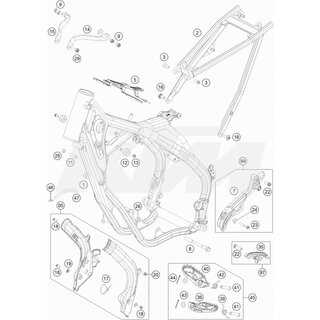 Rahmen 504Q2elec. orange