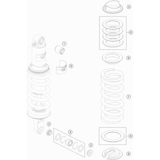 Retenedor muelle 21x54,8x-8