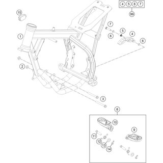 Cuadro 453S5 elec.naranja