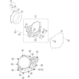 Kupplungsaussendeckel