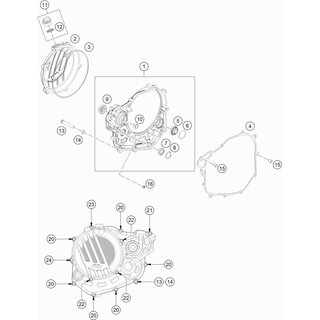 Tapa exterior embrague Hinson