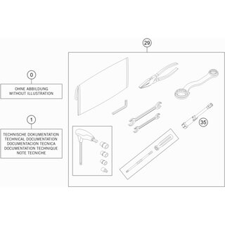 Kit de herramientas de a bordo