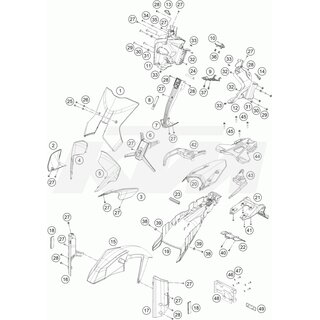 Halteblech Seitenstrahler schwarz