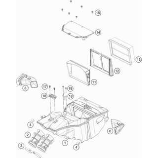 Caja del filtro de aire