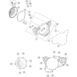 Kupplungsaussendeckel