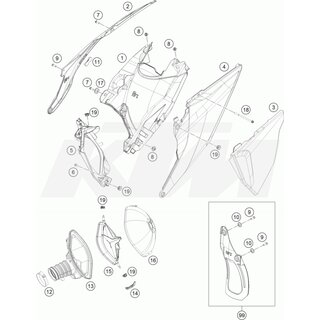 Filterkastendeckel Links