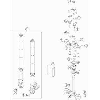 Soporte manillar D28mm H36mm
