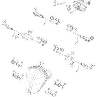 Adaptador intermitente derecho