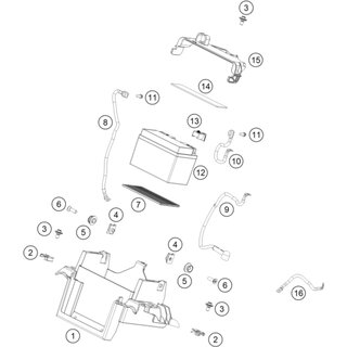 Soporte delantero sistema elctrico