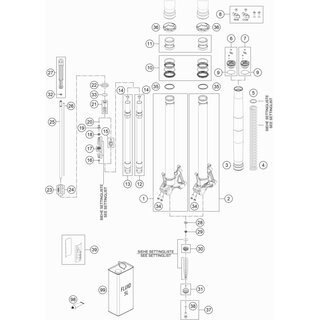 Abrazadera derecha d48 25mm cpl