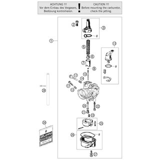 Carburador Dellorto PHVA 12XS