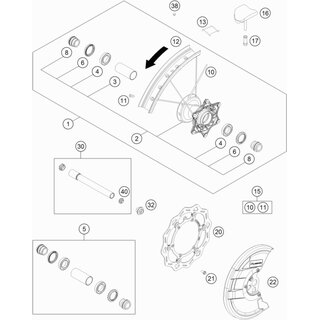Kit de radios delanteros 21##