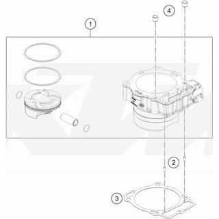 Zylinder & Kolben kpl.