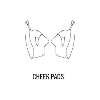 X-spirit 3 Cheek Pads Set 39 Mm