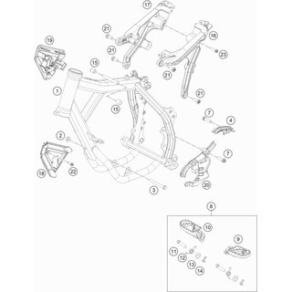 Tornillo hexagonal EN 1665-M8x80-1