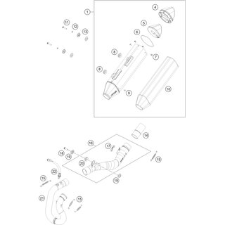 Cabezal trasero 350 EXC-F