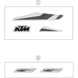 Juego de calcas 450 SX-F 2020